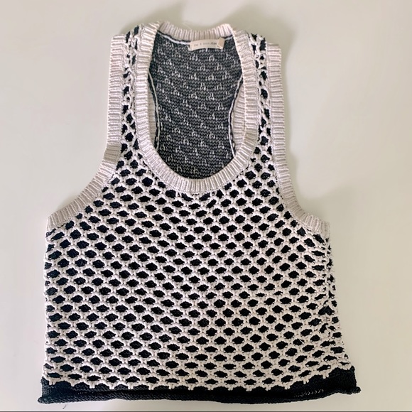 Rag & Bone Knit Vest Top Racerback - Picture 1 of 4